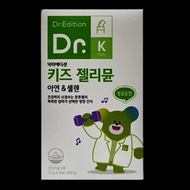 Doctor Edition Kids Jelimune Zinc Selenium Green Grape Flavor 30 sachets 1 / 닥터에디션 키즈 젤리뮨 아연 셀렌 청포도맛 30포 1개