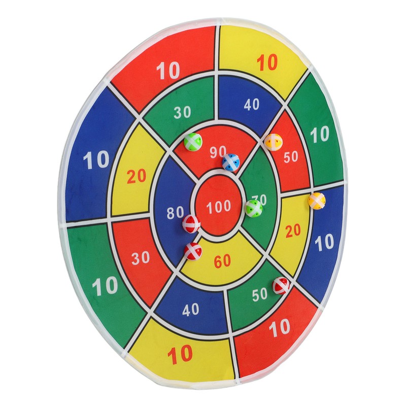 Dart Board for Kids LED Lighting Foldable Flannel Dart Board