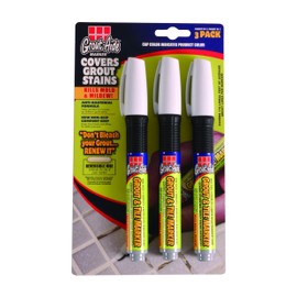 Grout-Aide Grout & Tile Marker, Black (3 Pack) Restore Your Grout