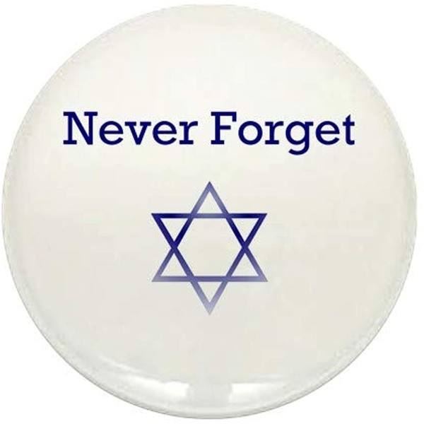 CafePress Holocaust Remembrance Star Of David 1" Round Mini Button