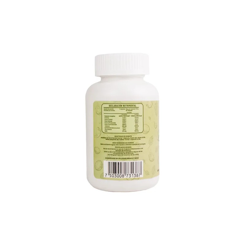 Aceite De Organo Y Aceite De Coco En Capsulas 100
