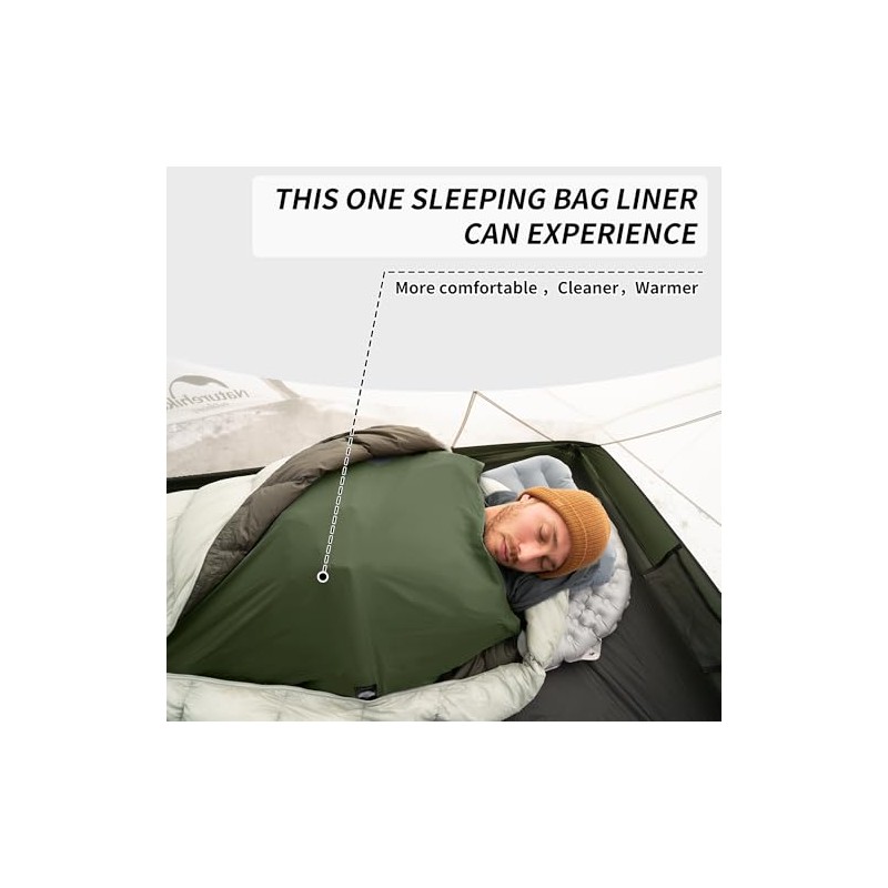 Naturehike Ultralight Washable Sleeping Bag Liner for Travel