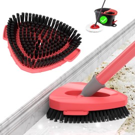 Vosante Full-bristles Outward-Angled Design Scrubber Mop Head for Ocedar Mop EasyWring 1 Tank System, Better Corners Along Walls Cleaning Brush, Versatile Scrub Brush Attachment for O Cedar - 1 Pack