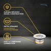 RecPro RV Brushed Nickel Sink Strainer Drain | Removable Strainer