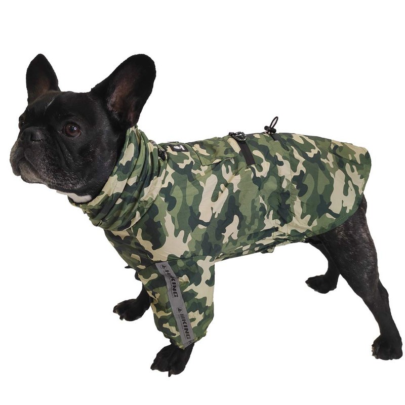 Croci Hiking - Raincoat For Dogs, Portable, Go Camouflage, Size