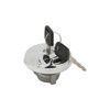 Motorcycle Fuel Tank Lock Cap with 2 Keys Aluminum Rustproof