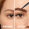 LAXISCREED 2-in-1 Eyebrow Pencil & Eyeliner, Microblading Eyebrow Pen with