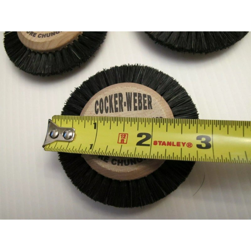 Cocker-Weber 3 NOS Cocker-Weber Jewelers Polishing Wheel~Wood Hub Brush~2B Standard~Chung