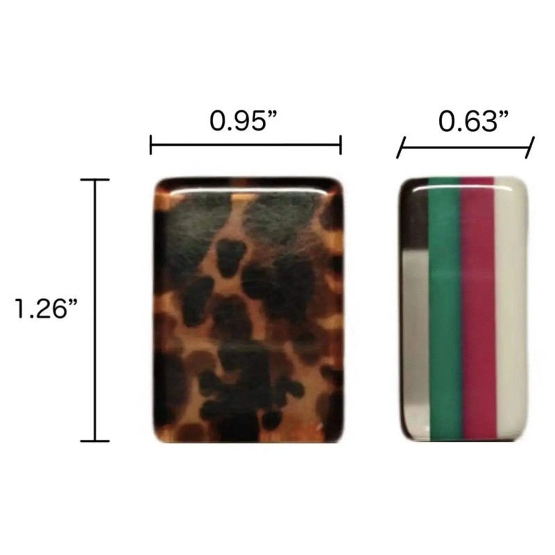 160-Tile 4-Layer Engraved American Mahjong Set with Blush Pink Mat