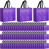 Eccliy 80 Pcs Reusable Gift Bags Set Glossy Grocery Gift