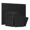 24 Pack-12 x 12 x 2 Inches Pyramid Designed Acoustic