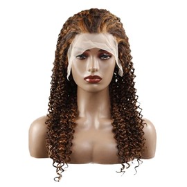 Shoaiye Glueless Wear and Go Human Hair Wig Blonde 13 x 6 HD Lace Front Wig Real Hair Wig for Women Wigs Real Hair Wig Highlight Blonde Colour for Woman 22 Inches