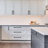 Amerdeco 10 Pack Matte Black Cabinet Pulls 3 Inch Hole