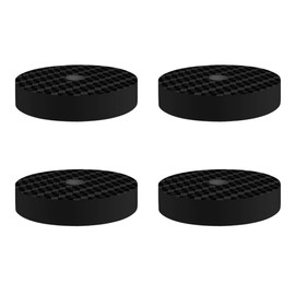 Dufray HiFi Speaker Spike Pads, Carbon Fiber Speaker Stand Feet, 1"x0.2", Hi-end Speaker Isolation Feet Shock Absorber Feet for DAC Subwoofer Turntables