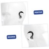 BIUDECO 2sets Ergonomic Ear Hook Clip Rubber Headphones Ear Hooks