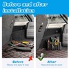 US Universal Metal Car Storage Box Small Cargo Pocket Molle
