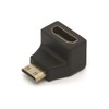 GLHONG Angle Mini HDMI Adapter, 90 Degree Mini-HDMI Male to