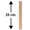 DON PALILLO 100pcs Bamboo Skewers 250x3mm BBQ Dessert Craft DIY