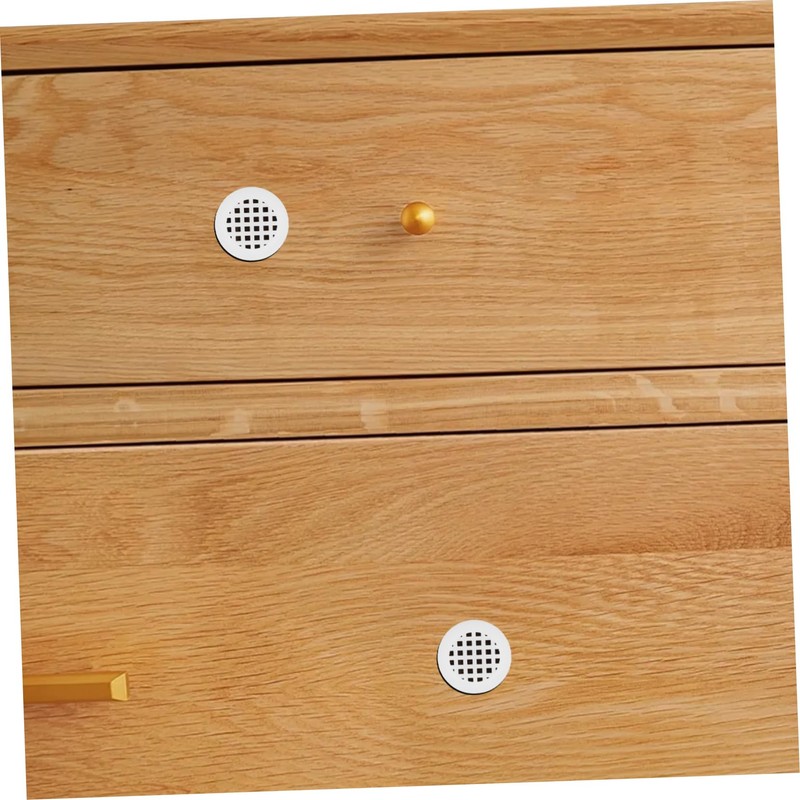 TEHAUX 20pcs Round Air Vent Covers for Closet and Cabinet