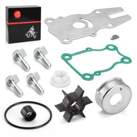 Water Pump Impeller Repair Kit Compatible with Yamaha Outboard 40HP 50HP 60HP 1995-Up 40/50/60/C40/P40/C50/F50/P50/F60 63D-W0078-01-00 63D-W0078-00-00 63D-W0078-03-00
