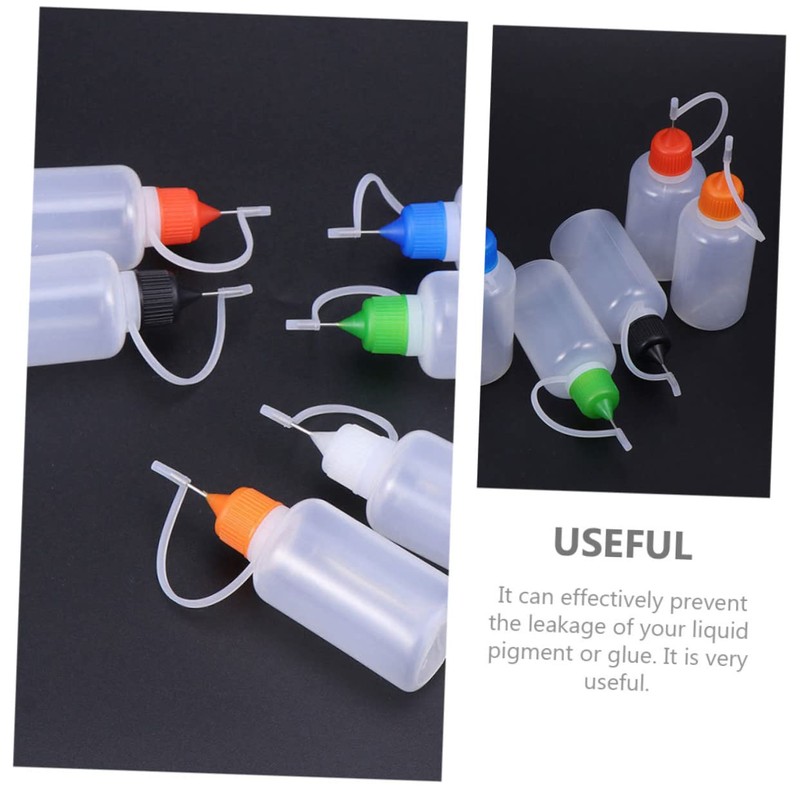 TEHAUX 25 Pack Paint Bottles 30ml Squeeze Bottles for Pigment