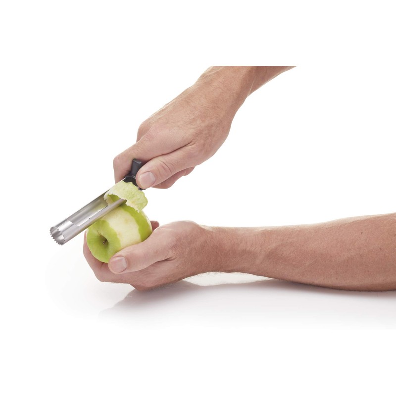 MasterClass Apple Corer and Peeler with Core Ejector, Stainless Steel,