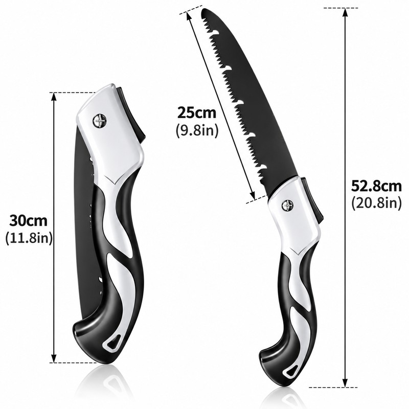 Folding Hand Saw for Tree Pruning and Wood Cutting –