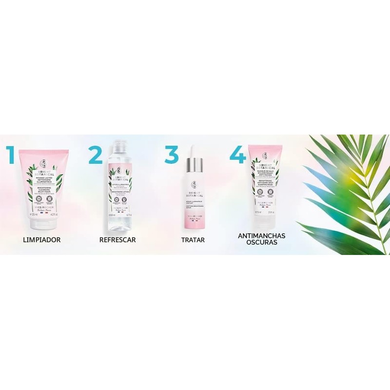 Yves Rocher Espuma Facial Limpiadora Iluminadora Bright Botanical 125 ml