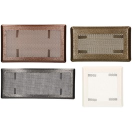 KOTARBAU Air Grille 16 x 16 cm White Fireplace Grill Ventilation Grille Hot Air Grille Cold Air Grille Tiled Stove Grille Fireplace / Oven Accessories