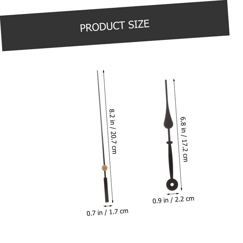 SHINEOFI 15 Sets Wall Clock Hands Replacement Kit Versatile Design