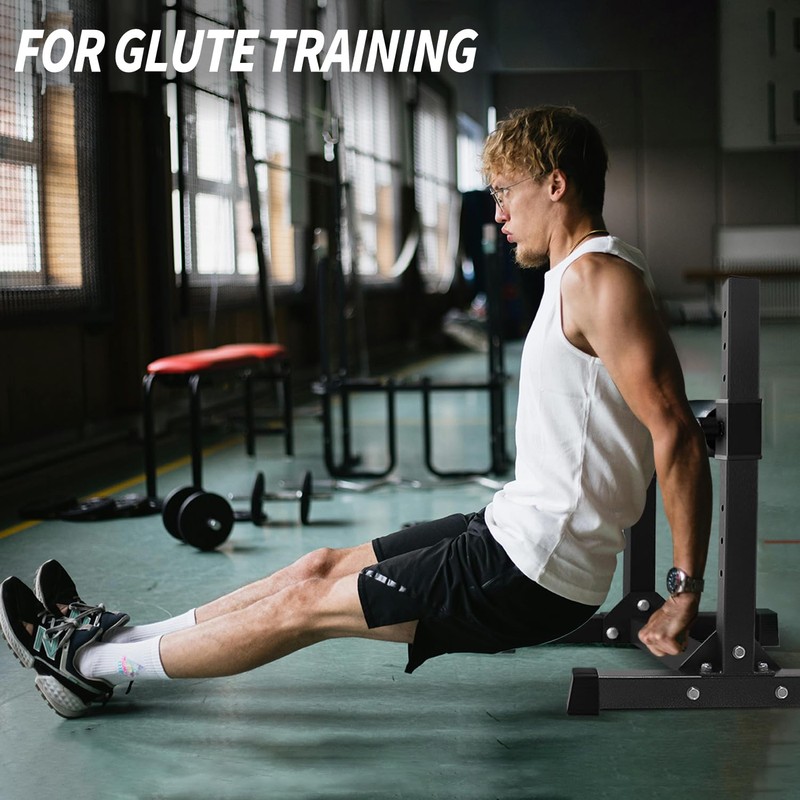 Houbos Bulgarian Split Squat Stand - Single Leg Squat Stand，9