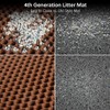 WePet Cat Litter Mat, Kitty Litter Trapping Mat, Honeycomb Double