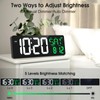 Xflyee 17 Inch Digital Wall Clock Large Display Bluetooth Sync