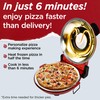 CULINARY CHEF Electric Pizza Oven with Ceramic Stone, Viewing Window,