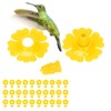 CHICIRIS Juego de 30 Comederos para Colibrí, Flores Colgantes, Puertos