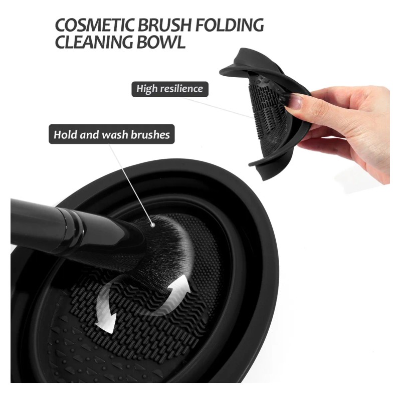 20 Brochas Maquillaje Profesional Esponjas Neceseres Cuencos Color Estilo 1