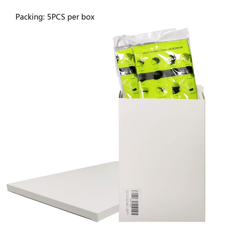 Polaina para el cuello, bandana sin costuras, pasamontañas, Verde, Talla