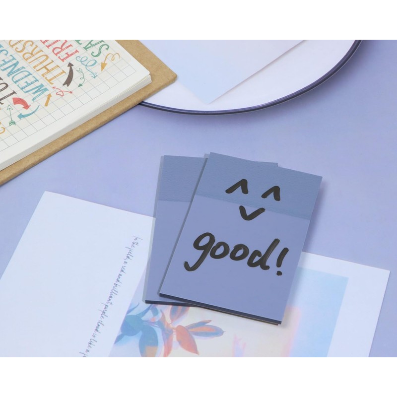 ONLYKXY 2 Pack Rectangle Transparent Sticky Notes 2.95x1.96inch Waterproof Index