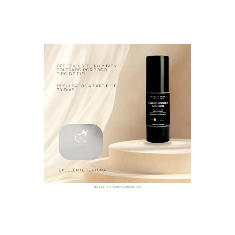 Booster Azelaico 10% + Niacinamina 5% Combate melasma y manchas