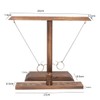 Namvo Wooden Ring Toss Tabletop Hook Ring And Wooden Party