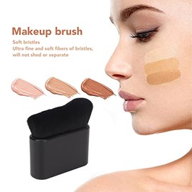 Brocha Autobronceadora, Aplicador de Brocha para Cuerpo y Piernas, Brocha Kabuki para Bronceado Falso y Protección Solar