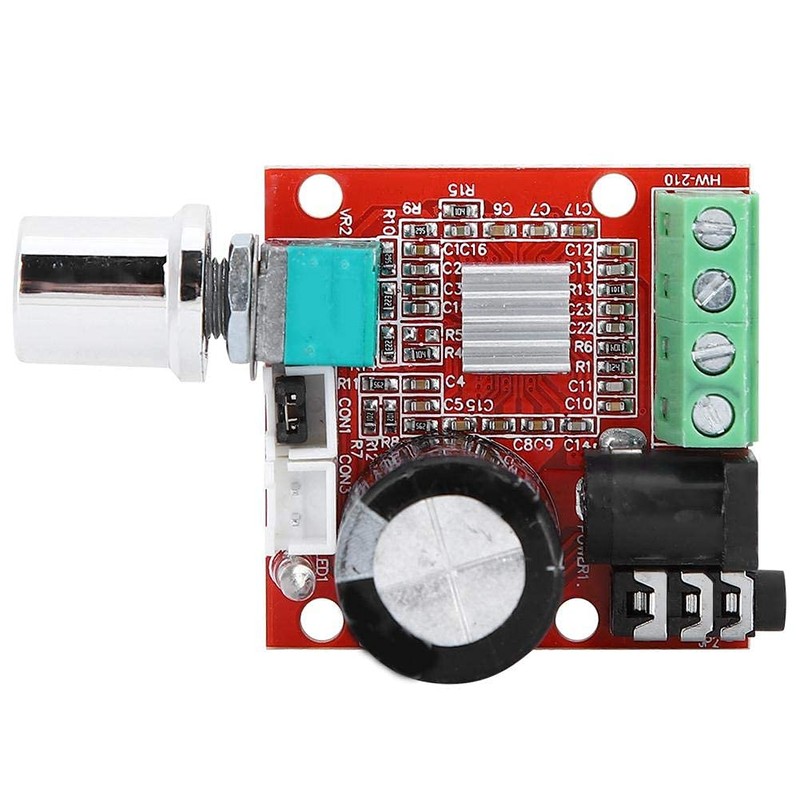 Oumefar Audio Amplifier DC 8-12V AMP Stereo Amplifier Module 3.5
