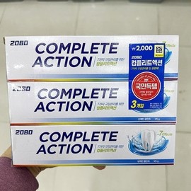 2080 Complete Action Cool Mint Scent 125g x 3 pcs 1033215 / 2080 컴플리트 액션 쿨 민트향 125g x 3개 1033215