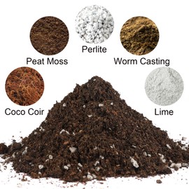 Omitgoter Potting Soil Mix for Indoor Plants 4qt, Organic Houseplant Soil Well Draining Dirt Ready to Use, Fit for House Plant Like Pothos, Philodendron, Monstera, African Violet