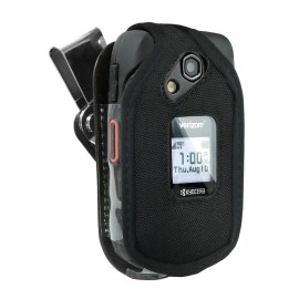 Kyocera DuraXE & DuraXV LTE Nylon Case w/ D-Ring Swivel Belt Clip E4710 E4610