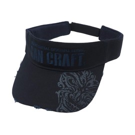 GAN CRAFT Crack Face Damage Visor #02 Navy/Blue