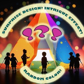 SKYWIN Air Tent Fort Large with Floor Playhouse for Kids - Inflatable Fort Sets Up Away in Seconds (Fan NOT Included) kids play tent toys baby:_Surprise, Intrigue - random color selection