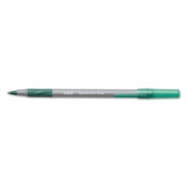Bic Gsmg11gn Xtra Comfort Ballpoint Pen, Green Ink, 1.2Mm, Medium, Dozen