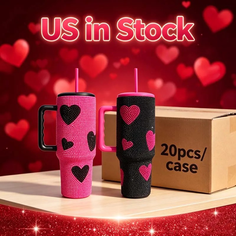 40 OZ Sparkle Rhinestone Double Wall insulated Cup 40OZ Water