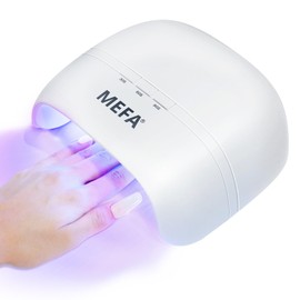 MEFA 168W Uv Lampe für Gelnägel, Uv Lampe Nägel mit 21 Stück Lampenperlen, 3 Timern Nageltrockner für Smart Sensor für Finger/Zehennagel und Uv Nagellack,Shellac, Gelnägel für Anfänger Salon